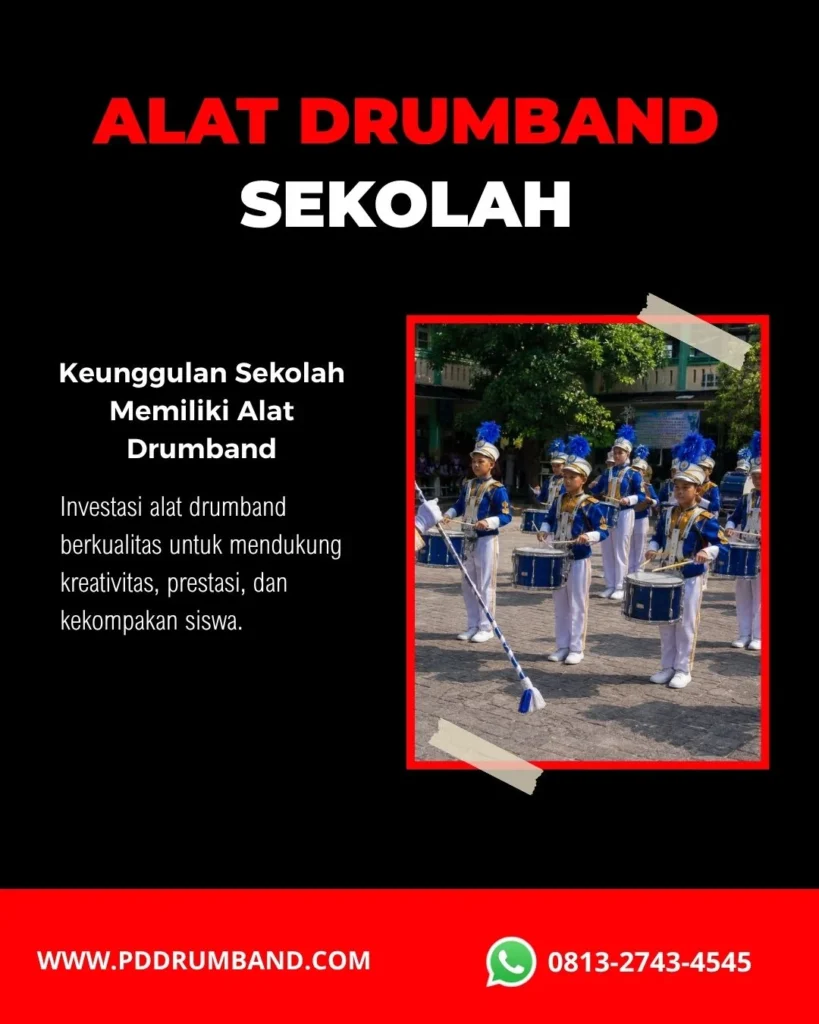 alat drumband untuk kegiatan sekolah