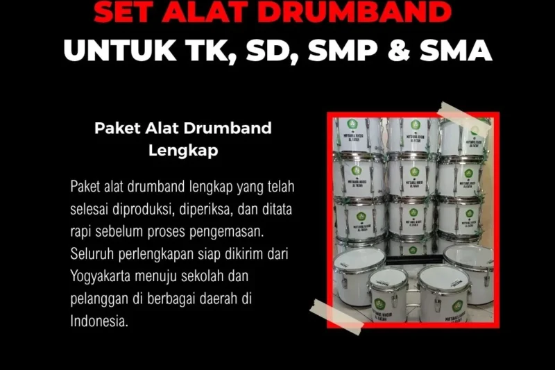 Harga Alat Drumband: Informasi Harga untuk TK, SD, SMP, dan SMA