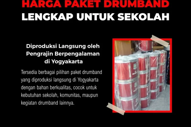 Harga Paket Drumband Lengkap untuk Sekolah