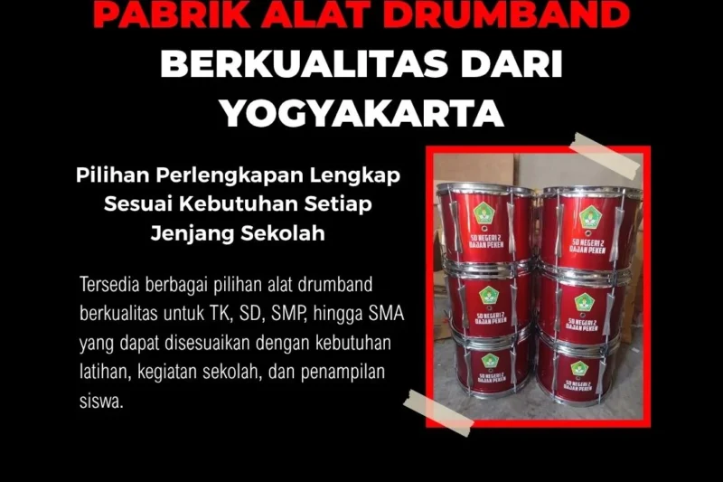 Pabrik Alat Drumband Berkualitas dari Yogyakarta
