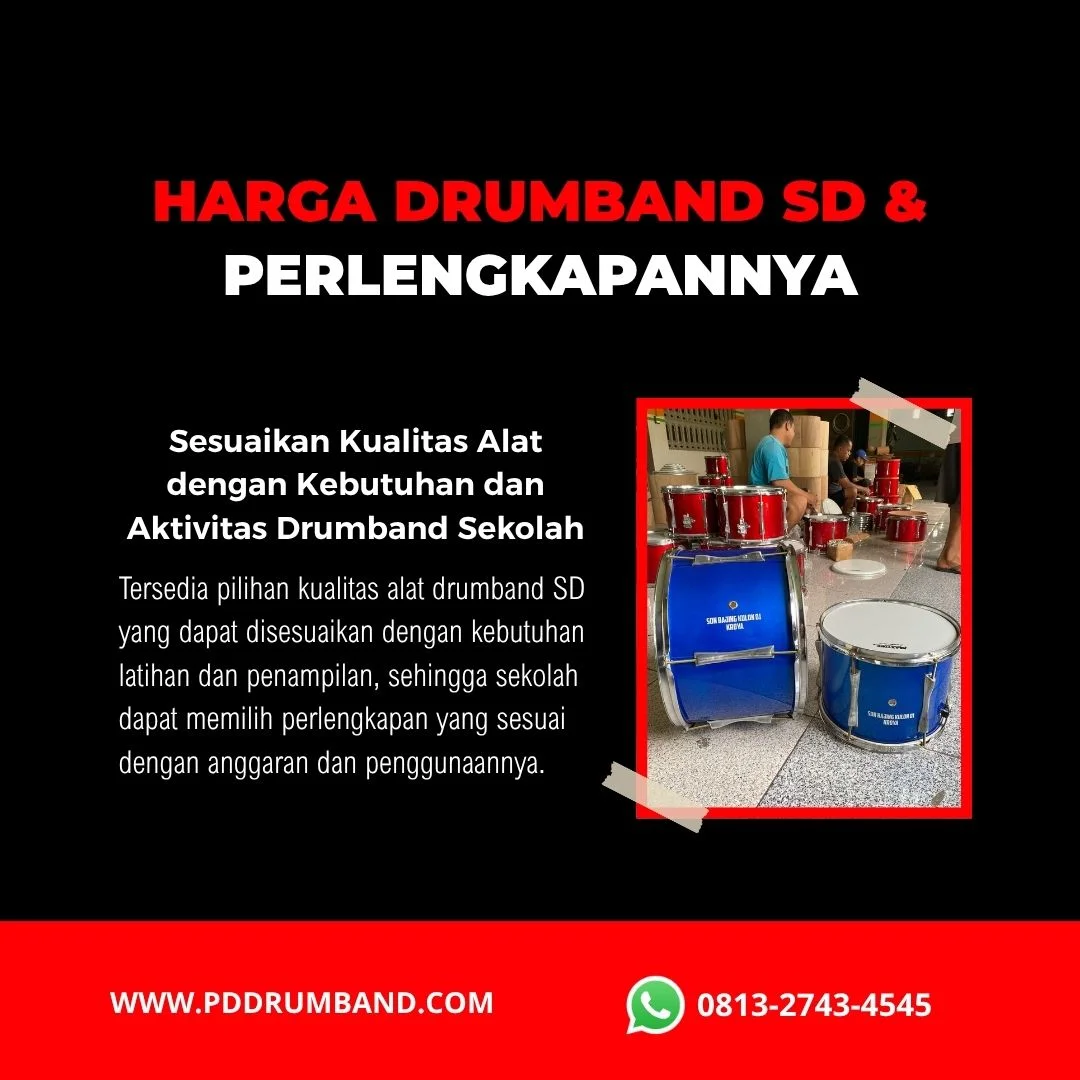 pilihan kualitas standar dan terbaik drumband SD