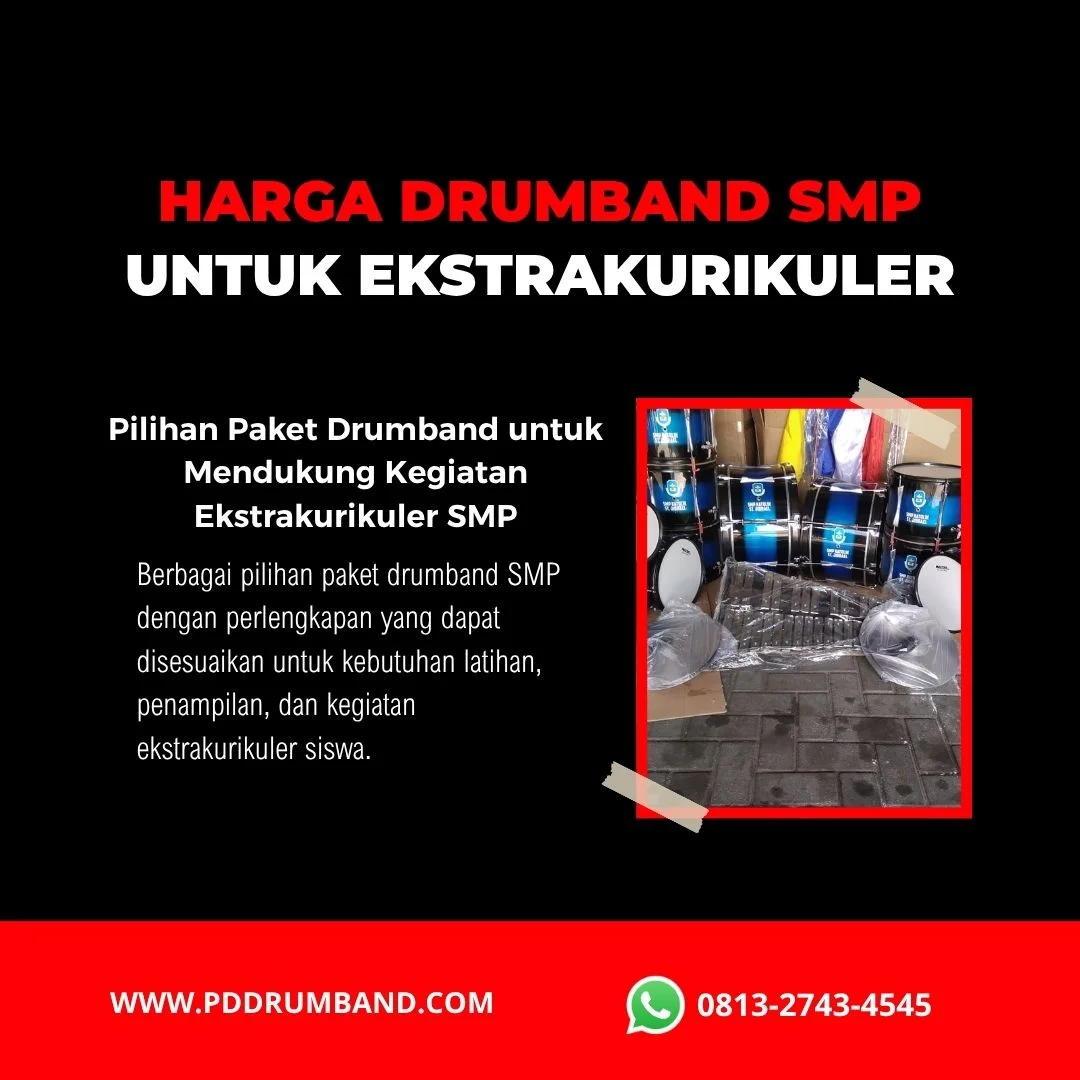 pilihan paket drumband SMP standar dan terbaik