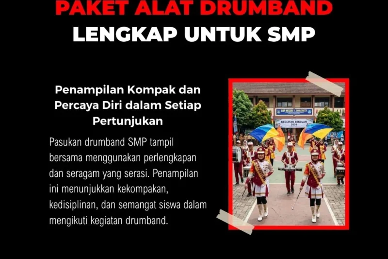 Paket Drumband SMP Lengkap