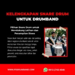 Snare Drum Lengkap dengan Perlengkapannya