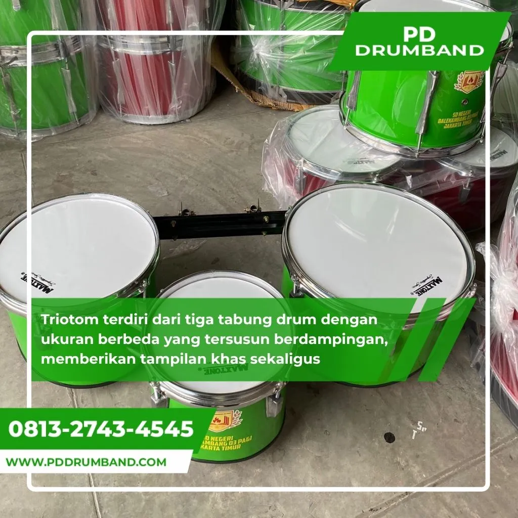 Memiliki tiga tabung drum