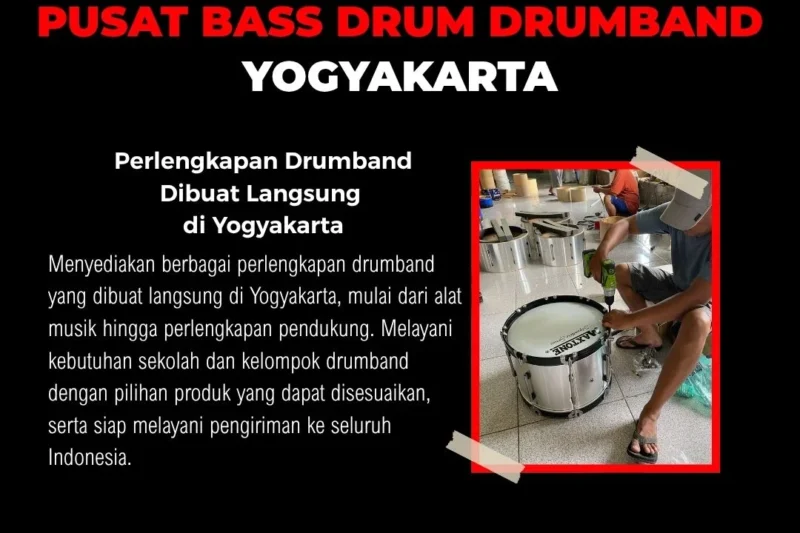 Pengrajin perlengkapan drumband Yogyakarta