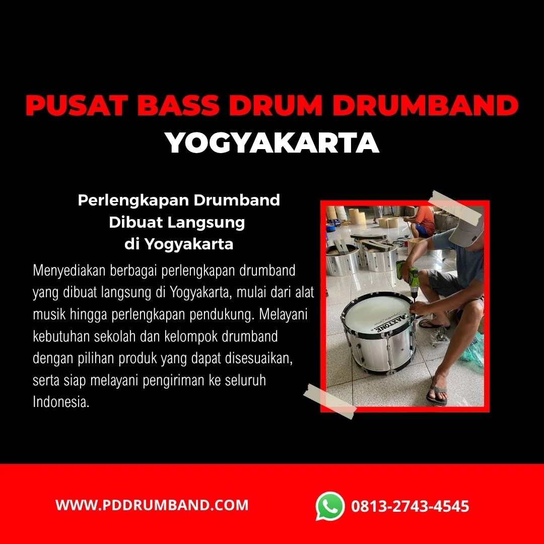 Pengrajin perlengkapan drumband Yogyakarta